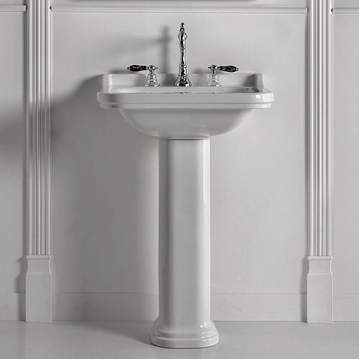 Раковина Kerasan Waldorf 60 белый 4140K1bi/cr*3