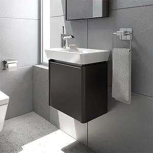 Раковина Jacob Delafon Reve 45 L белый E4805-00 Раковина Jacob Delafon Reve 45 L белый E4805-00, 5