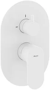 Смеситель для душа скрытого монтажа Ravak Eleganta белый матовый X070264, 1