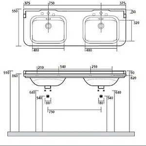 Раковина Kerasan Waldorf 150 белый 4143K1bi/cr*3 Раковина Kerasan Waldorf 150 белый 4143K1bi/cr*3, 2