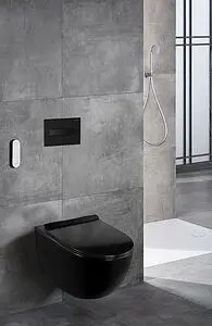 Клавиша смыва для унитаза Loranto Line 7323 черный матовый Клавиша смыва для унитаза Loranto Line 7323 черный матовый, 3