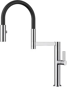 Смеситель для кухни с гибким изливом Omoikiri Osaka C-BL хром/чёрный 4994333, 3