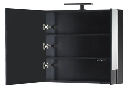 Шкаф-зеркало Aquanet Нота 75 чёрный 169190