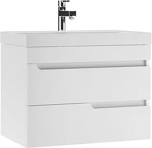 Тумба-умывальник подвесная Айсберг Веста 70 белый DV5916T+4670142930037, 1