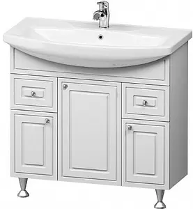 Тумба-умывальник напольная Damixa Palace One 85 белый M41-FSX0853WG-WCC085, 1