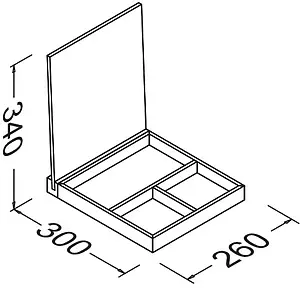 Зеркало ISVEA Bei 26 белый 21BE4065000I Зеркало ISVEA Bei 26 белый 21BE4065000I, 2