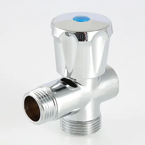 Вентиль регулирующий трехпроходной ½"н x ¾"н x ½"в хром Valtec VT.255.N.04 Вентиль регулирующий трехпроходной ½"н x ¾"н x ½"в хром Valtec VT.255.N.04