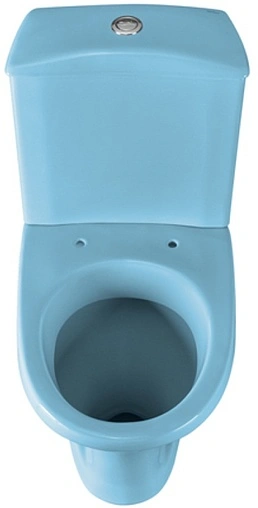 Унитаз-компакт Santeri Вест голубой 1.P201.8.S06.00B.F