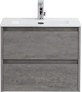 Тумба под умывальник подвесная BelBagno KRAFT 39 70 Cemento Grigio KRAFT 39-700/390-2C-SO-CG Тумба под умывальник подвесная BelBagno KRAFT 39 70 Cemento Grigio KRAFT 39-700/390-2C-SO-CG, 1