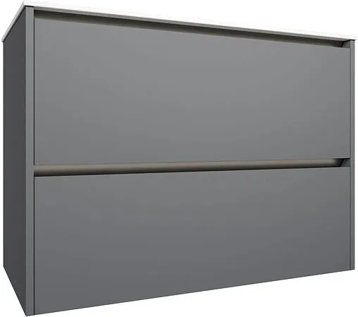 Тумба под умывальник подвесная Allen Brau Activity 90 платина/олива браш 1.34013.PGM