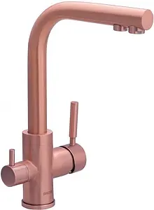 Смеситель для кухни с подключением к фильтру Swedbe Selene Plus медь 8148, 4