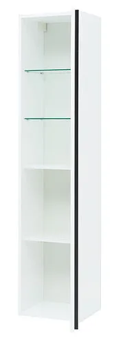 Шкаф-пенал подвесной Aquanet Lino 35 белый 00253909