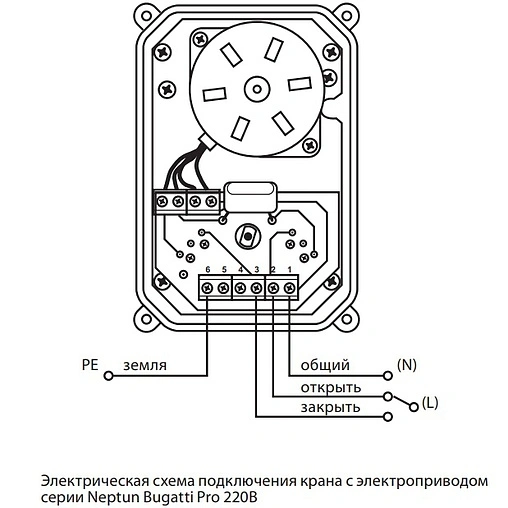 Кран шаровый с электроприводом Neptun Bugatti Pro 1¼&quot; 220В 2114992