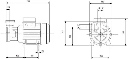 Насос поверхностный Grundfos PF 2-50 99126442