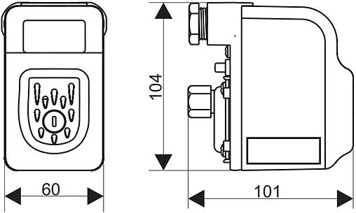 Реле максимального давления Italtecnica ¼&quot;в PMR5.FF4.44.00.10S.99