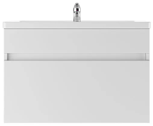Тумба под умывальник подвесной Айсберг Maria 80 белый DA3011T