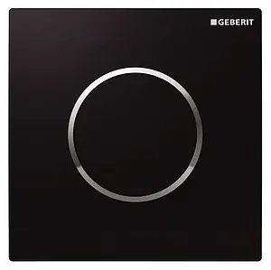 Клавиша смыва для писсуара Geberit Sigma 10 116.015.KM.1 кнопка/черный глянцевый, кольцо/хром глянцевый, 1