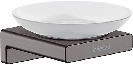 Мыльница Hansgrohe AddStoris шлифованный чёрный хром 41746340