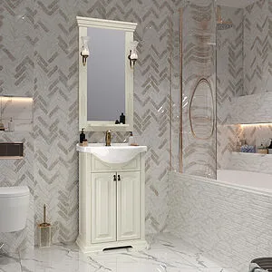 Тумба-умывальник напольная Opadiris Риспекто 55 слоновая кость 00-00005759+4620008199344, 4