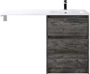 Тумба-умывальник напольная над стиральной машиной BelBagno KRAFT-LVD 120 Pino Pasadena KRAFT-LVD-580/1200-2C-PIA-PP+, 1