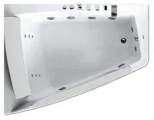 Ванна акриловая с гидромассажем Gemy 170x130 L G9056 B L Ванна акриловая с гидромассажем Gemy 170x130 L G9056 B L, 3