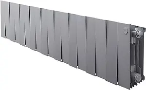 Радиатор биметаллический 18 секций Royal Thermo PianoForte 200 Silver Satin RTPSS20018, 1