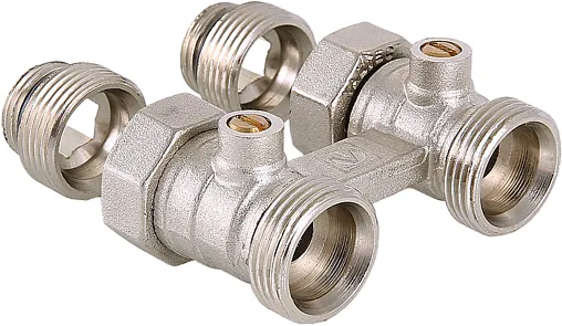 Узел нижнего подключения радиатора прямой ¾&quot;ек x ¾&quot;ек (½&quot;н) Valtec VT.345K.N.E04