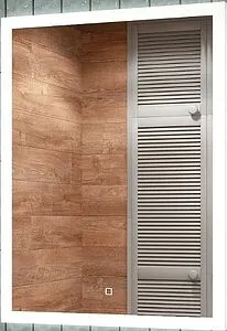 Зеркало с подсветкой Continent Sevilla Led 50x70 с бесконтактным сенсором белый ЗЛП469/1, 1