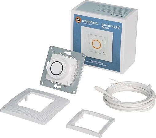 Терморегулятор Теплолюкс LumiSMАRT 25 Aqua белый 100023494500