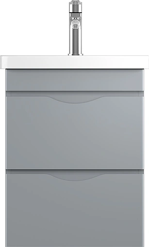 Тумба-умывальник подвесная ISVEA Neo 50 серый 21NGS329050E Тумба-умывальник подвесная ISVEA Neo 50 серый 21NGS329050E