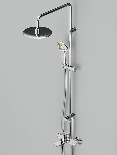 Душевая система со смесителем для ванны Am.Pm X-Joy хром F40885A34 Душевая система со смесителем для ванны Am.Pm X-Joy хром F40885A34