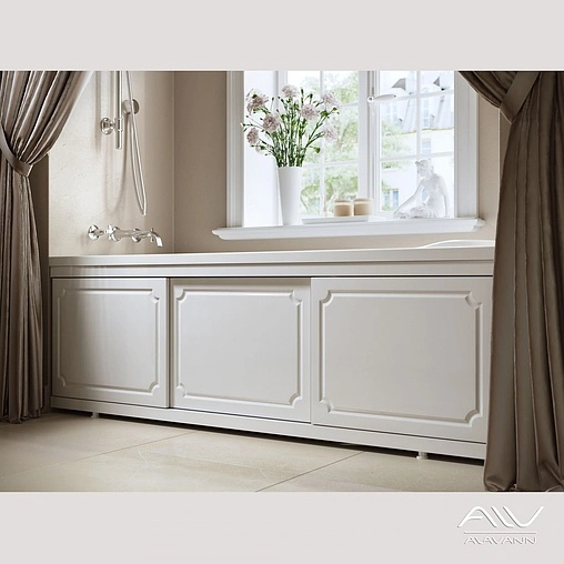 Экран для ванны фронтальный Alavann Ametist 180 белый 2084