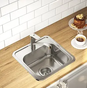 Мойка кухонная IDDIS Strit 38 хром STR38P0i77K Мойка кухонная IDDIS Strit 38 хром STR38P0i77K, 3