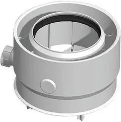 Переходник стартовый коаксиальный Ø 60/100 x 80/125мм (PPS) De Dietrich HR 68 S101688