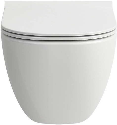 Комплект 5 в 1 Laufen Basal 6.2071.2.000.000.3 с кнопкой 8.9566.1.000.000.1 белый глянцевый