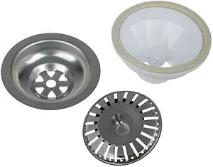 Выпуск с корзиной для мойки Wirquin хром 30717335 Выпуск с корзиной для мойки Wirquin хром 30717335, 4