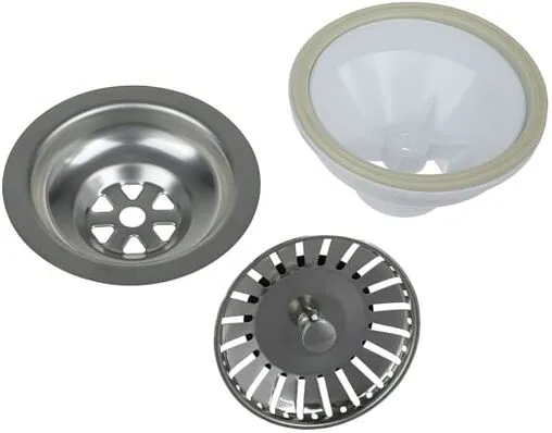 Выпуск с корзиной для мойки Wirquin хром 30717335 Выпуск с корзиной для мойки Wirquin хром 30717335