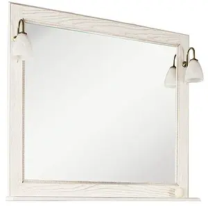 Зеркало Aquaton Жерона 105 белое серебро 1A158802GEM20, 1