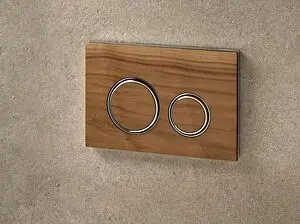 Клавиша смыва для унитаза Geberit Sigma 21 115.884.JX.1 кнопки/черный орех, кольца/хром глянцевый Клавиша смыва для унитаза Geberit Sigma 21 115.884.JX.1 кнопки/черный орех, кольца/хром глянцевый, 3