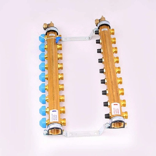 Группа коллекторная без расходомеров 9 отводов 1"в/в x ¾"ек Watts HKV 10004186