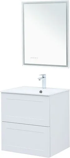 Тумба под умывальник подвесная Aquanet Терра 60 белый матовый 00313232