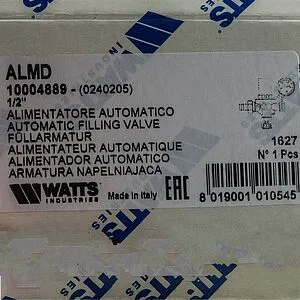 Клапан подпиточный с манометром ½" WATTS ALIMAT ALMD 10004889 Клапан подпиточный с манометром ½" WATTS ALIMAT ALMD 10004889, 4