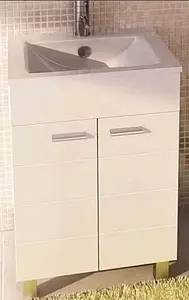 Тумба-умывальник напольная Comforty Модена 60 белый Тумба-умывальник напольная Comforty Модена 60 белый, 1