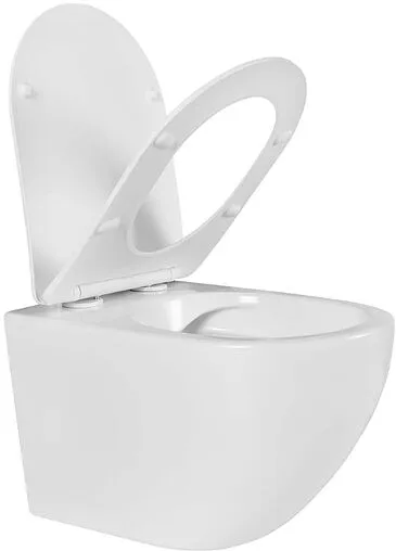 Унитаз подвесной безободковый Aquatek Европа белый матовый AQ1901-MW