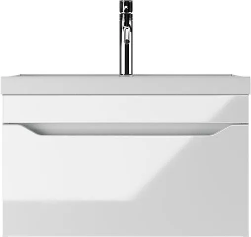 Тумба под умывальник подвесной Айсберг Bazis 80 белый DA5903T
