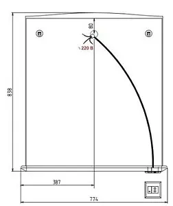 Зеркало Milardo Victoria 75 белый VIC7500M98 Зеркало Milardo Victoria 75 белый VIC7500M98, 3