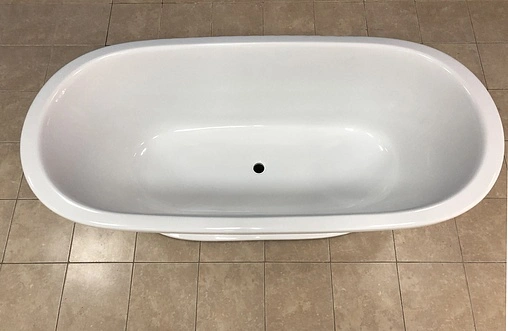 Ванна отдельностоящая из искусственного камня Esse Devon 174.5x79.5 белый EDEV1745