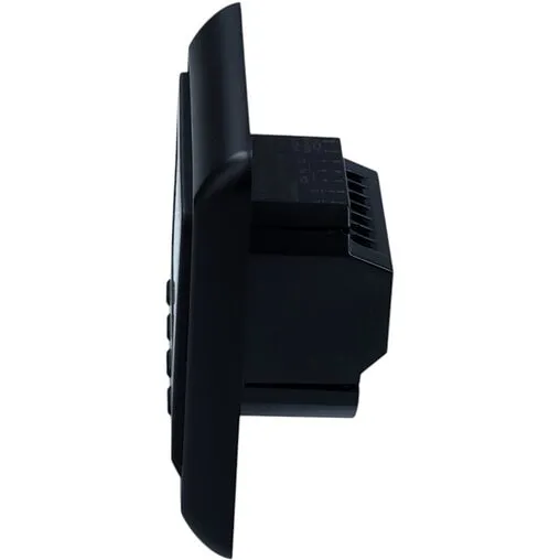 Проводной комнатный терморегулятор НО/НЗ 230В Valtec черный VT.AC709.B.0