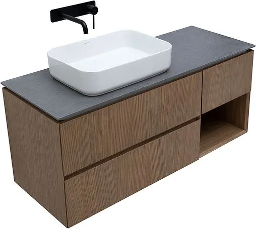 Тумба-умывальник подвесная Allen Brau Infinity 120 L дуб 1.21005.NO+