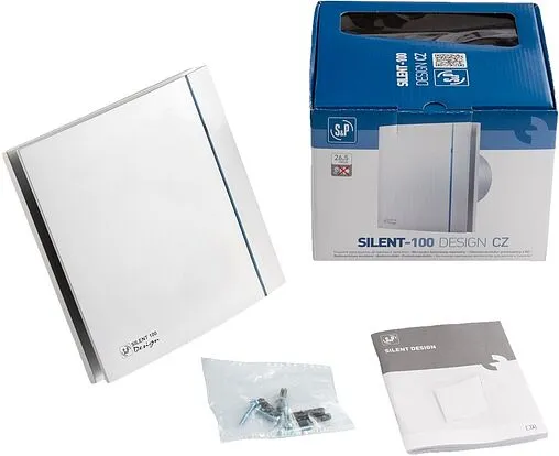 Вентилятор вытяжной Soler &amp; Palau SILENT-100 CZ SILVER DESIGN